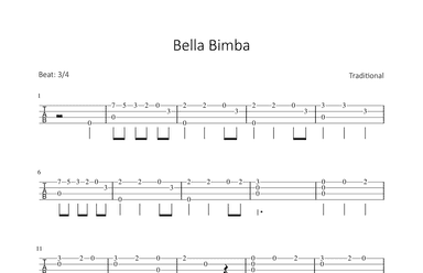 Bella Bimba (arr. Bettina Schipp)