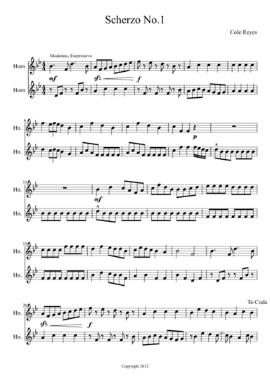 Scherzo No. 1