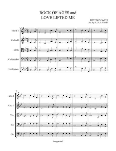 Rock of Ages and Love Lifted Me (arr. Nick Lacanski)