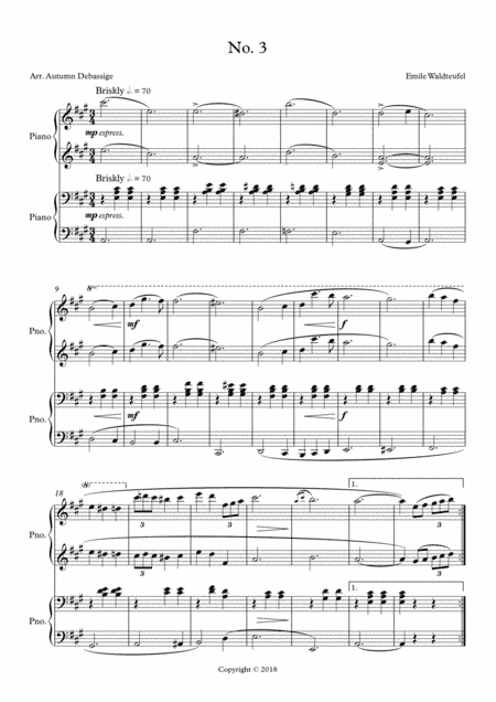 Skaters' Waltz, Theme 3 (arr. Autumn Debassige)