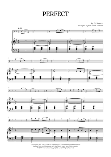 Perfect (arr. Benzaiten Editions)
