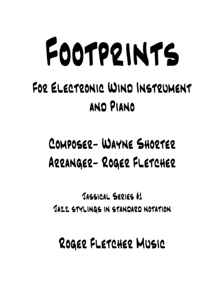 Footprints (arr. Roger Fletcher)