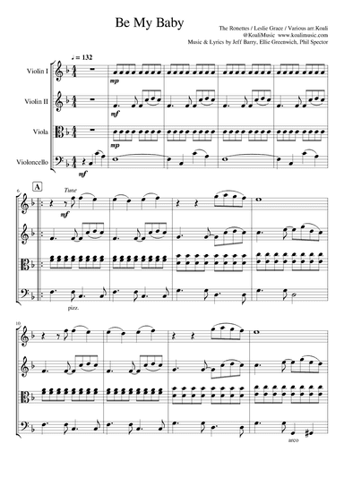 Be My Baby (arr. KoaliMusic)