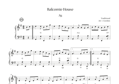 Balcomie House (arr. Julia Gordon)
