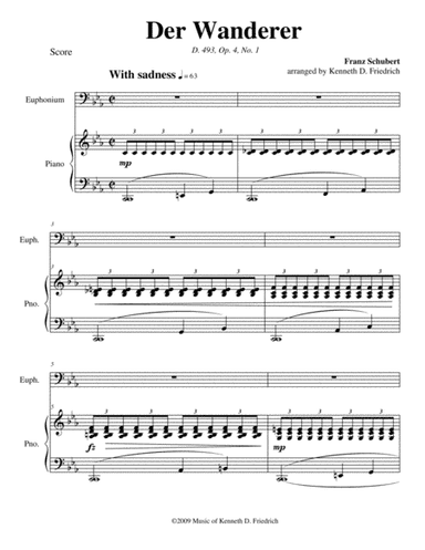 Der Wanderer (arr. Kenneth D. Friedrich)