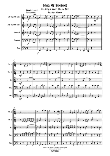 Bring Me Sunshine (arr. Andy Norman)