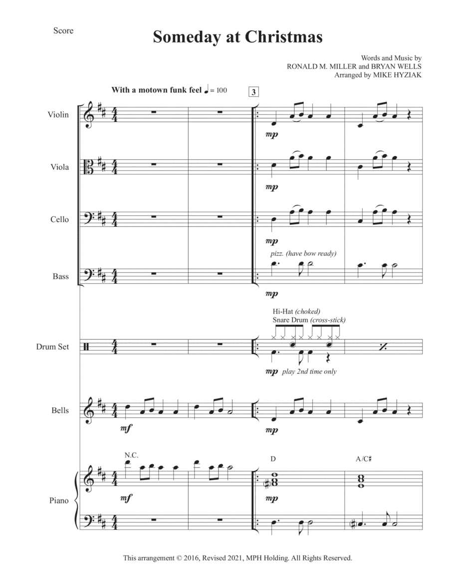 Someday At Christmas (arr. Mike Hyziak)