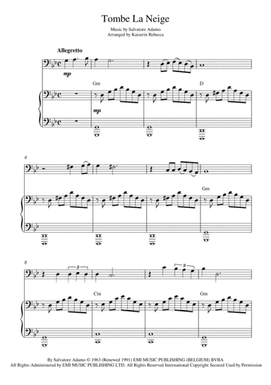 Tombe La Neige (arr. Kaiserin Rebecca)