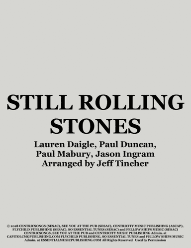 Still Rolling Stones (arr. Jeff Tincher)