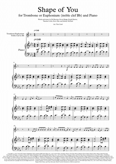 Shape Of You (arr. Tim Curd)