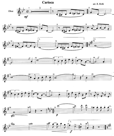 The Carioca (arr. R G Roth)