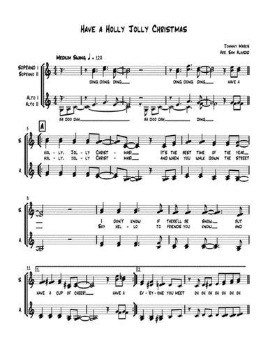 A Holly Jolly Christmas (arr. Alhadid Music)