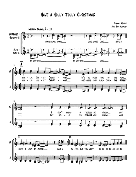 A Holly Jolly Christmas (arr. Alhadid Music)