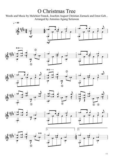 O Christmas Tree (arr. Antonius Agung Setiawan)