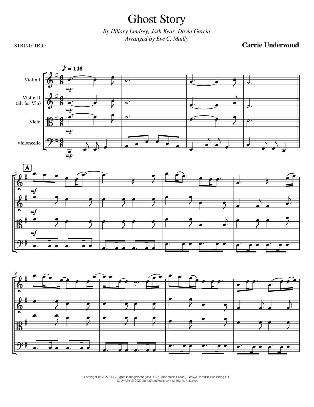 Ghost Story (arr. Eve C. Mailly - Zene Strings)