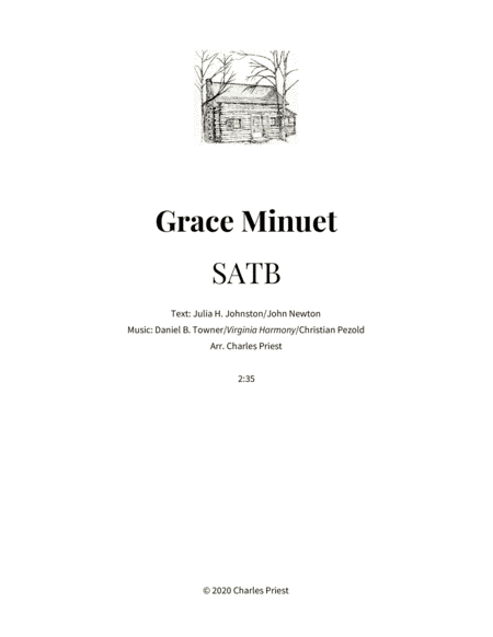 Grace Minuet - SATB (arr. Charles Priest)