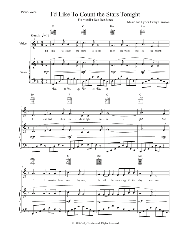 I'd Like to Count the Stars Tonight