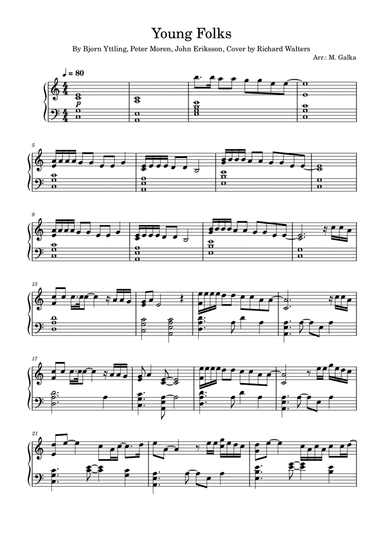 Young Folks (arr. Magdalena Galka)