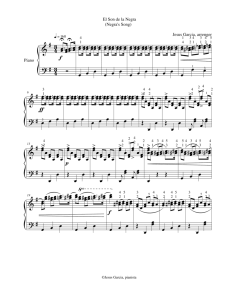 El Son de la Negra (The Negra's Song) (arr. Jesus Garcia)