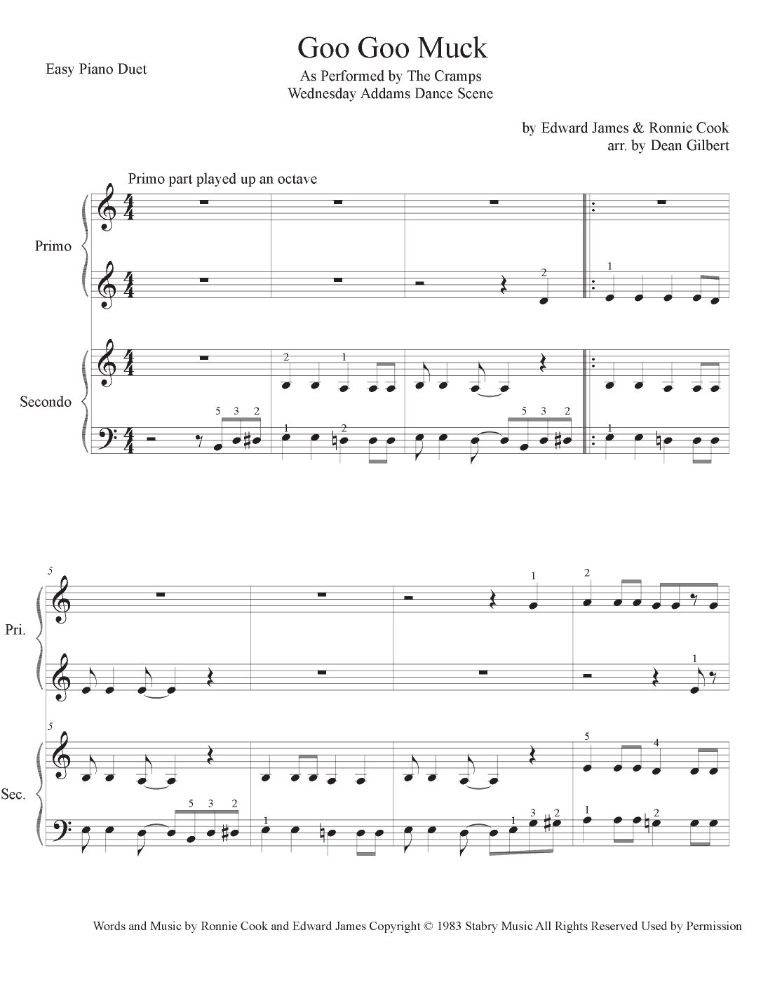 Goo Goo Muck (arr. Dean Gilbert)