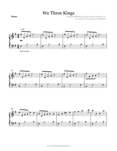 We Three Kings (arr. Susanne Bashford)