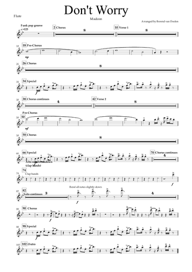 Don't Worry (arr. Berend van Deelen)