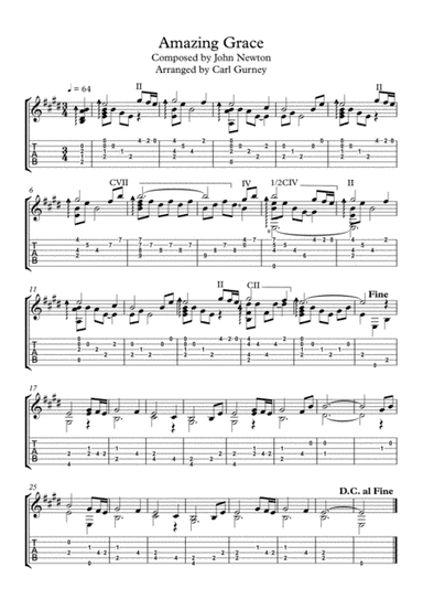 Amazing Grace (arr. Carl Gurney)