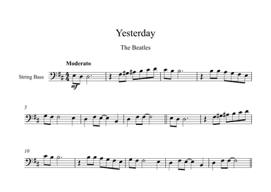 Yesterday (arr. Digital Book Music)
