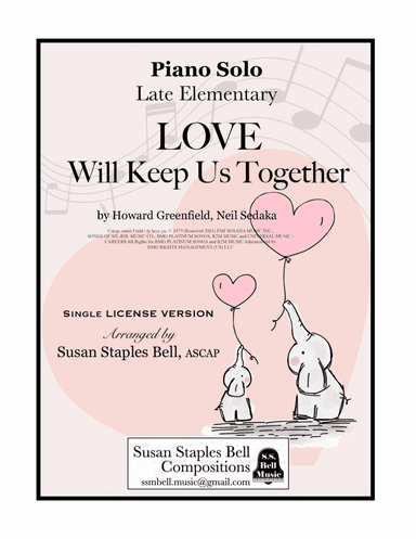 Love Will Keep Us Together (arr. Susan Staples Bell)