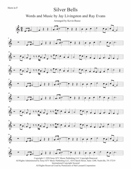 Silver Bells (arr. Kevin Busse)