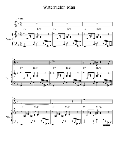 Watermelon Man (arr. John Fries)