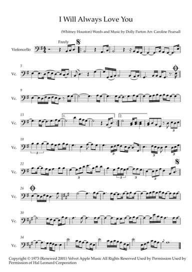 I Will Always Love You (arr. Caroline Pearsall)