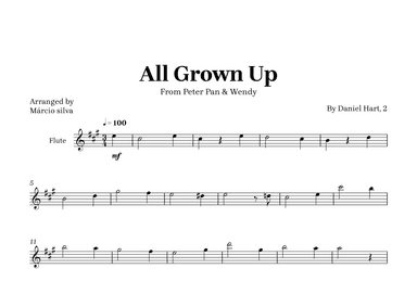 All Grown Up (arr. Márcio Silva)