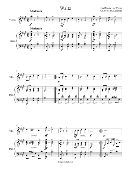 Waltz (arr. Nick Lacanski)