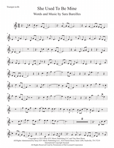 She Used To Be Mine from WAITRESS THE MUSICAL (arr. Kevin Busse)