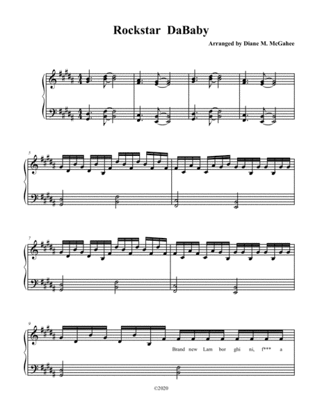 Rockstar (arr. Diane M. McGahee)
