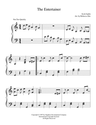 The Entertainer (arr. Rebecca Aho)