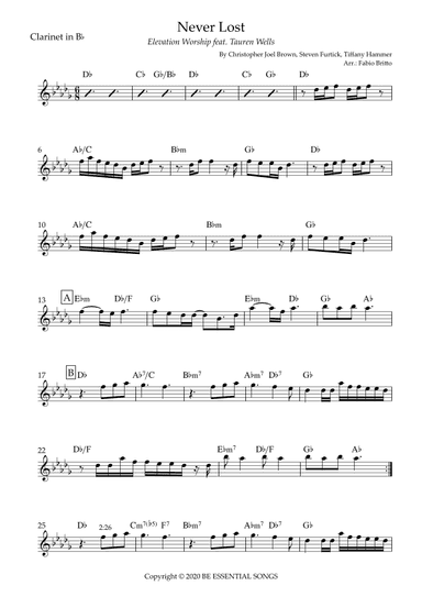 Never Lost (arr. Fabio Britto)