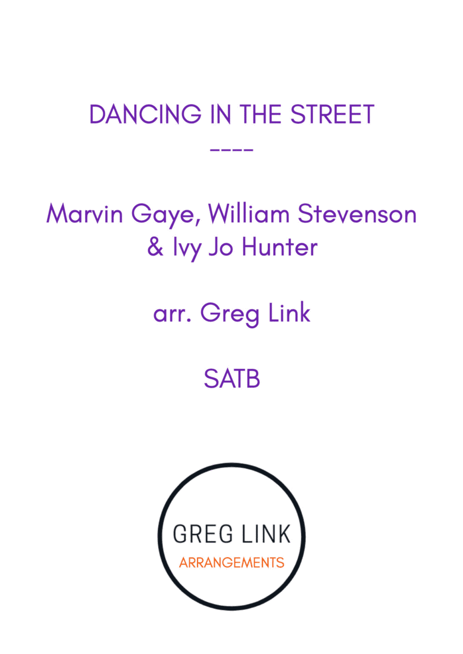 Dancing In The Street (arr. Greg Link)