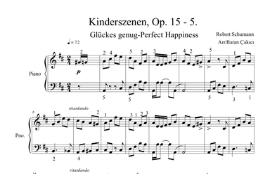 Kinderszenen op. 15 No.5 (arr. Arr. Baran Çakıcı)