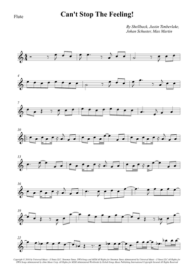 Can't Stop The Feeling! (arr. Wesley S. SIlva)