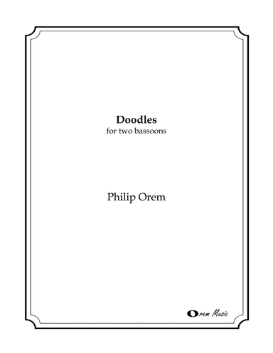 Doodles (for two bassoons)