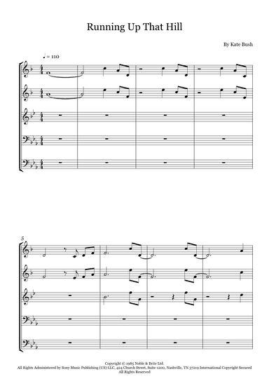 Running Up That Hill (arr. Fernanda Moura)