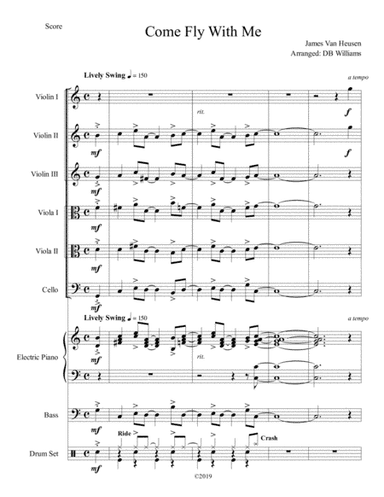 Come Fly With Me (arr. DB Williams)