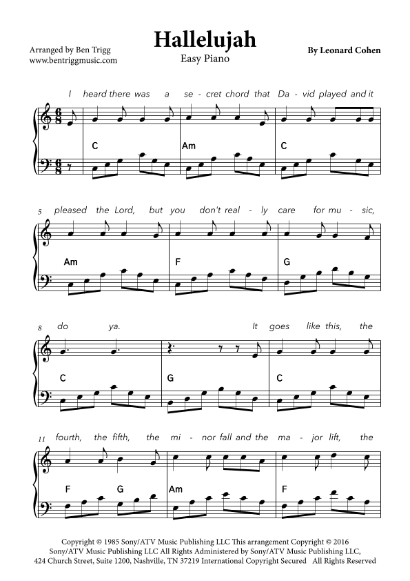 Hallelujah (arr. Ben Trigg)