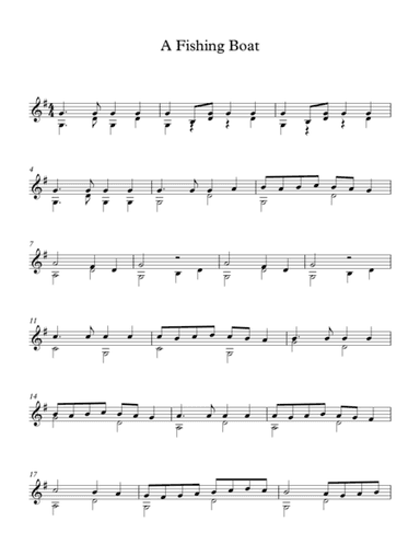 A Fishing Boat - traditional Greek Song (arr. Milan Mitic)