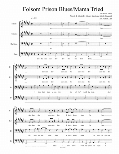 Folsom Prison Blues (arr. Aaron Zart)