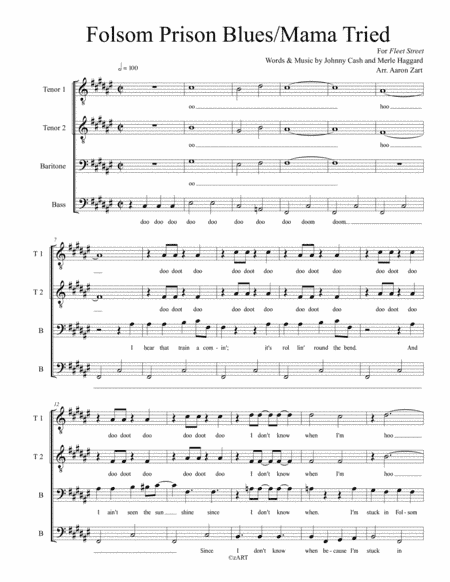 Folsom Prison Blues (arr. Aaron Zart)