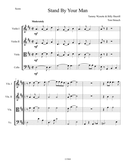Stand By Your Man (arr. Thomas Strauch)