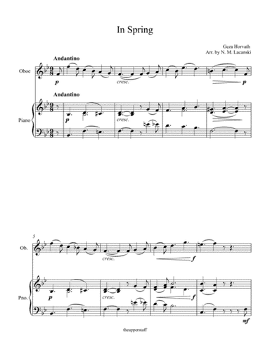 In Spring (arr. Nick Lacanski)